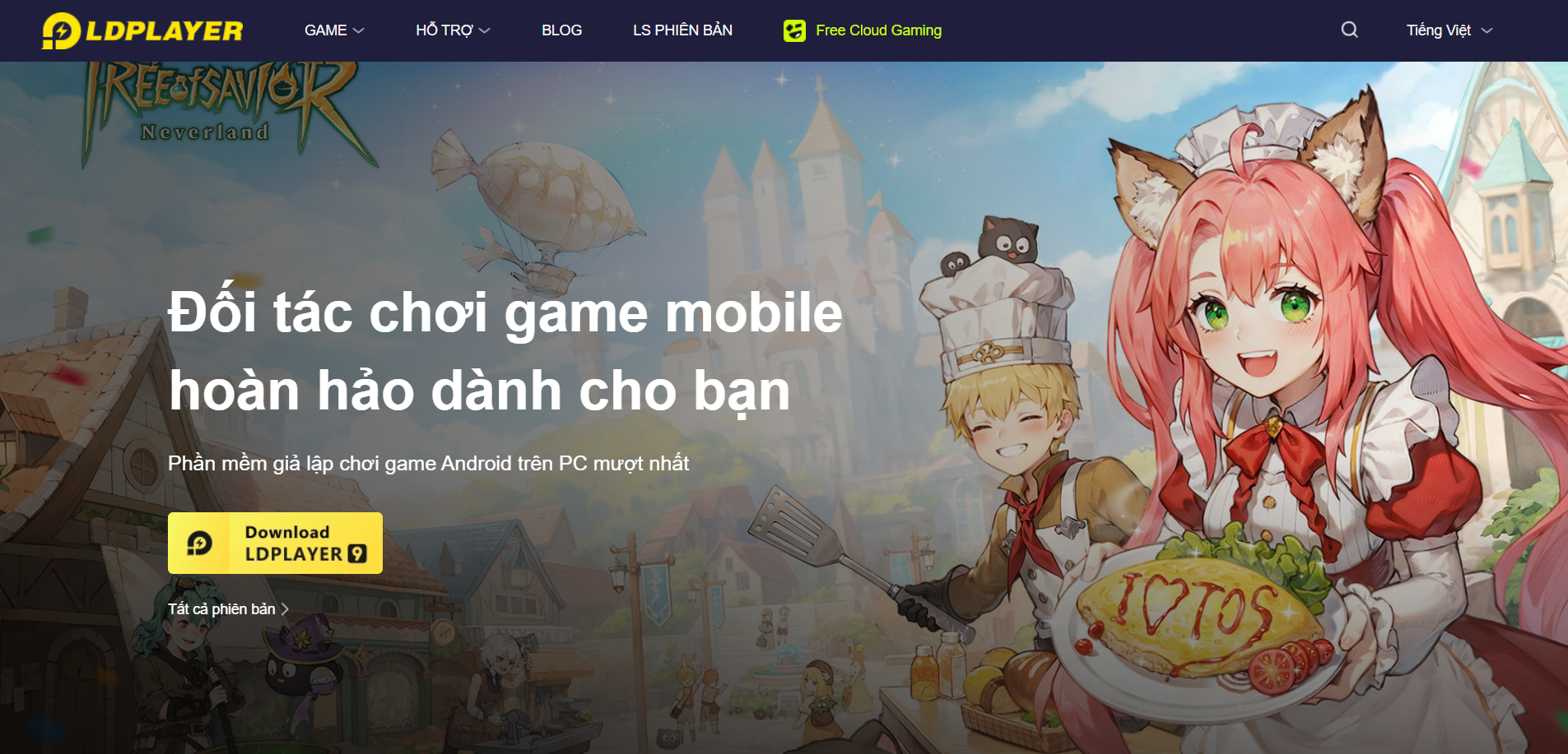 Nhấn vào Download LDplayer